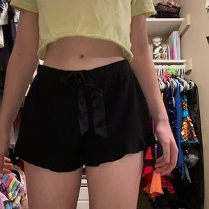 victoria’s secret black shorts
